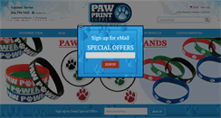 Desktop Screenshot of pawprintsupply.com